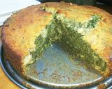 抹茶とバナナのマーブルケーキ作り方10写真