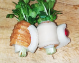 超簡単!!お弁当に☆かいわれのちくわ巻き作り方4写真
