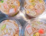 七夕☆簡単！そうめん 麺つゆのゼリー寄せ作り方5写真