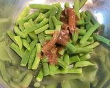 レンジで時短！インゲンの 胡麻味噌和え作り方5写真