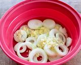 レンジで!エビと新玉ねぎのケチャップ煮作り方3写真