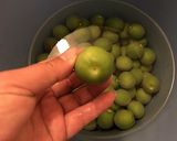 大変だけど美味しい!甘いカリカリ梅作り方5写真