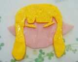 ☆キャラ弁 スプラトゥーン ガール イカ作り方2写真