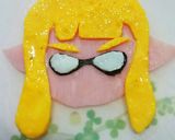 ☆キャラ弁 スプラトゥーン ガール イカ作り方4写真