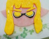 ☆キャラ弁 スプラトゥーン ガール イカ作り方5写真