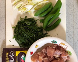 松茸のお吸い物の素で作る激ウマ和風パスタ作り方1写真