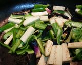 ビーフと茄子とピーマンの胡麻味噌炒め作り方3写真