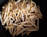 フライドポテトチーズ焼き作り方1写真