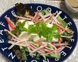 カニカマ豆腐サラダ作り方3写真