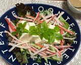 カニカマ豆腐サラダ作り方3写真