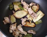 改良版＿なすと豚肉の甘辛炒め／スタミナ丼作り方19写真
