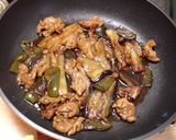 改良版＿なすと豚肉の甘辛炒め／スタミナ丼作り方24写真