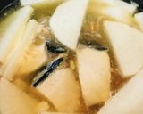 ブリ大根●ブリの切り身と薄切り大根の甘煮作り方2写真