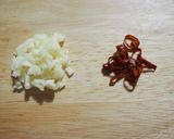 あさりの水煮缶と水菜のスープパスタ作り方2写真