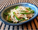 簡単おつまみ☆えのきのカリシャキ生姜焼き作り方9写真