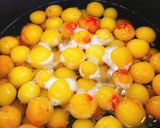 完熟梅で作る☆琥珀色の梅ジャム作り方2写真