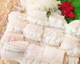 ぷりっぷり鱧の湯引き・炙り～梅肉ソースで作り方9写真