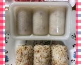 簡単！肉巻きおにぎり♬作り方1写真