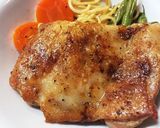 若鶏のチキンステーキプレート作り方9写真