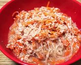 ご飯がススム♡人参としらたきのたらこ和え作り方7写真