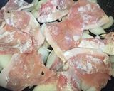 豚と玉ねぎとレタスの5分で丼ぶり作り方1写真
