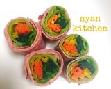 お好きな野菜でサラダロール♡お弁当作り方6写真