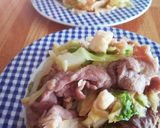 豚こま&厚揚げ&キャベツ炒め♪作り方4写真