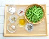 ☆枝豆のペペロンチーノ☆作り方1写真