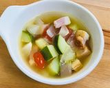 夏野菜★トマトとズッキーニの極うまスープ作り方4写真