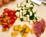 ゴロ夏野菜ふわ卵☆スパニッシュオムレツ作り方1写真
