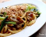 ガーリックバター醤油焼うどん作り方6写真