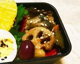 ズボラで愛♡中華味噌炒め弁当作り方3写真