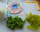 豆腐豚肉巻きとスナックエンドウ豆炒め作り方2写真