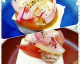 電子レンジで塩レモン♪さっぱり洋風冷奴♪作り方6写真