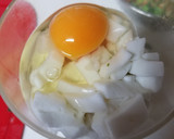 麺つゆで頂く豚と野菜のしんじょう揚げ作り方4写真