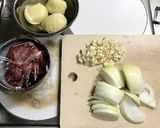 パパッと！一人暮らし肉じゃが！！作り方1写真