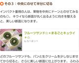 フルーツサンド☆*まるごとキウイ*☆作り方11写真