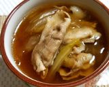 白菜と豚バラ肉のスープ作り方5写真