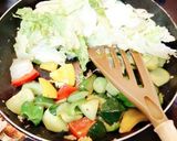 マクロビ☆夏野菜のガーリック炒め作り方2写真