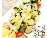 マクロビ☆夏野菜のガーリック炒め作り方3写真