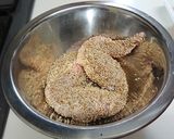 芳ばしい✨鳥手羽先の胡麻揚げ作り方1写真