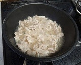 豚肉とトマトとえのき　だしパスタ作り方2写真