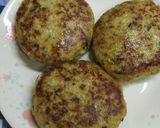 さば缶とひき肉バーグ♪カレー粉の隠し味作り方3写真