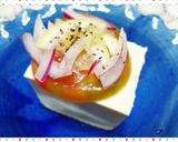 電子レンジで塩レモン♪さっぱり洋風冷奴♪作り方7写真