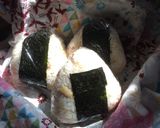 朝食！お弁当に！塩サバオニギリ作り方3写真