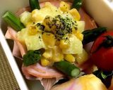 お弁当に簡単！じゃがコーンハムカップ作り方10写真