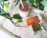 ♡バナナスムージーチョコチップシェーク♡作り方4写真