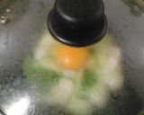 簡単朝食チンゲンサイの巣ごもり卵トースト作り方6写真