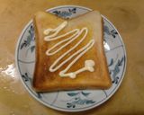 簡単朝食チンゲンサイの巣ごもり卵トースト作り方7写真
