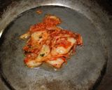 簡単！一人飯の豚キムチチャーハン作り方1写真
